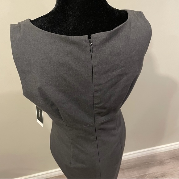 BNWT Nine West Sleeveless Stretch Dress Grey - Picture 5 of 12